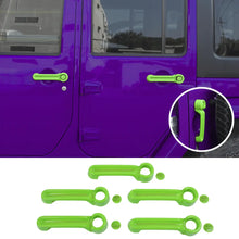 For 2007-2018 Jeep Wrangler JKU 4-Door Door & Tailgate Handle Cover Trim RT-TCZ