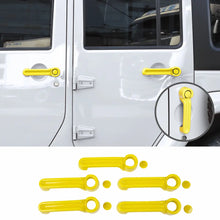 For 2007-2018 Jeep Wrangler JKU 4-Door Door & Tailgate Handle Cover Trim RT-TCZ