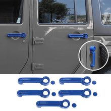 For 2007-2018 Jeep Wrangler JKU 4-Door Door & Tailgate Handle Cover Trim RT-TCZ