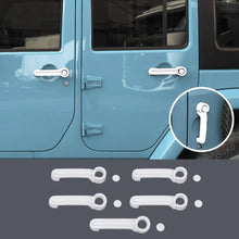 For 2007-2018 Jeep Wrangler JKU 4-Door Door & Tailgate Handle Cover Trim RT-TCZ