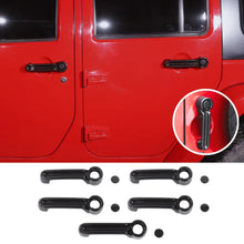 For 2007-2018 Jeep Wrangler JKU 4-Door Door & Tailgate Handle Cover Trim RT-TCZ