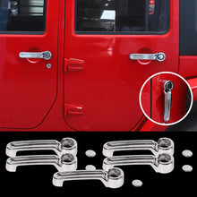 For 2007-2018 Jeep Wrangler JKU 4-Door Door & Tailgate Handle Cover Trim RT-TCZ