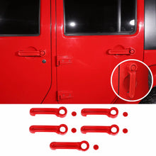 For 2007-2018 Jeep Wrangler JKU 4-Door Door & Tailgate Handle Cover Trim RT-TCZ