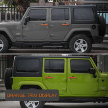 For 2007-2018 Jeep Wrangler JKU 4-Door Door & Tailgate Handle Cover Trim RT-TCZ