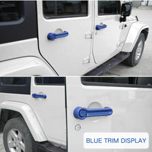 For 2007-2018 Jeep Wrangler JKU 4-Door Door & Tailgate Handle Cover Trim RT-TCZ