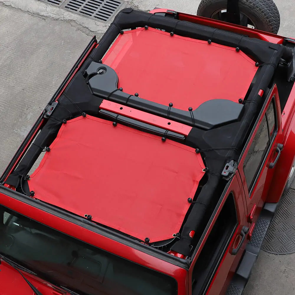 RT-TCZ Sunshade Mesh Provides UV Sun Protection for Jeep Wrangler