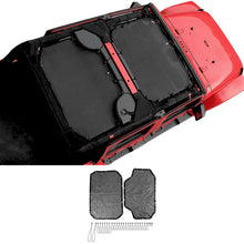 For 2007-2018 Jeep Wrangler JKU 4 Door Front & Rear Mesh Bikini Top Sunshade – UV Protection Soft Roof Cover RT-TCZ