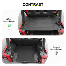 For 2007-2018 Jeep Wrangler JKU 4-Door Rear Cargo Cover Privacy Shade Trunk Luggage Cover RT-TCZ