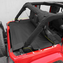For 2007-2018 Jeep Wrangler JKU 4-Door Rear Cargo Cover Privacy Shade Trunk Luggage Cover RT-TCZ