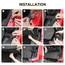 For 2007-2018 Jeep Wrangler JKU 4-Door Rear Cargo Cover Privacy Shade Trunk Luggage Cover RT-TCZ