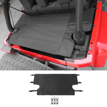 For 2007-2018 Jeep Wrangler JKU 4-Door Rear Cargo Cover Privacy Shade Trunk Luggage Cover RT-TCZ