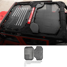 For 2007-2018 Jeep Wrangler JKU 4 Door Sun Shade Mesh Sunshade Provides UV Sun Protection Front & Rear RT-TCZ