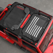 For 2007-2018 Jeep Wrangler JKU 4 Door Sun Shade Mesh Sunshade Provides UV Sun Protection Front & Rear RT-TCZ