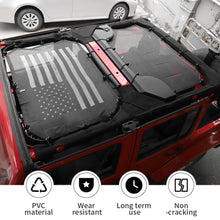 For 2007-2018 Jeep Wrangler JKU 4 Door Sun Shade Mesh Sunshade Provides UV Sun Protection Front & Rear RT-TCZ