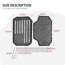 For 2007-2018 Jeep Wrangler JKU 4 Door Sun Shade Mesh Sunshade Provides UV Sun Protection Front & Rear RT-TCZ