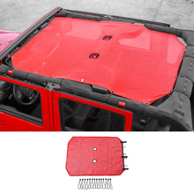 For 2007-2018 Jeep Wrangler JKU 4-Door Top Sunshade Mesh Shade Bikini RT-TCZ