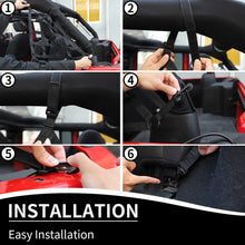 For 2007-2018 Jeep Wrangler JKU 4Door Cargo Side Net Trunk Side Restraint Baggage Mesh RT-TCZ