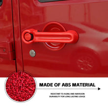 For 2007-2018 Jeep Wrangler JKU 4Door Door Handle Trim & Handles Bowl Decor Cover Kit RT-TCZ