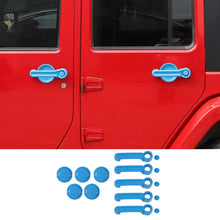For 2007-2018 Jeep Wrangler JKU 4Door Door Handle Trim & Handles Bowl Decor Cover Kit RT-TCZ