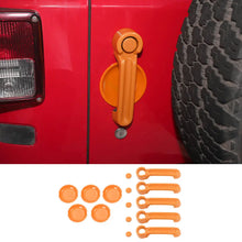 For 2007-2018 Jeep Wrangler JKU 4Door Door Handle Trim & Handles Bowl Decor Cover Kit RT-TCZ