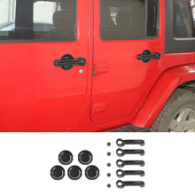 For 2007-2018 Jeep Wrangler JKU 4Door Door Handle Trim & Handles Bowl Decor Cover RT-TCZ