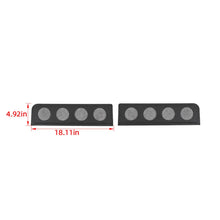 For 2007-2018 Jeep Wrangler JKU 4Door Rear Door Window Louver Air Vent Panel Trim Cover RT-TCZ