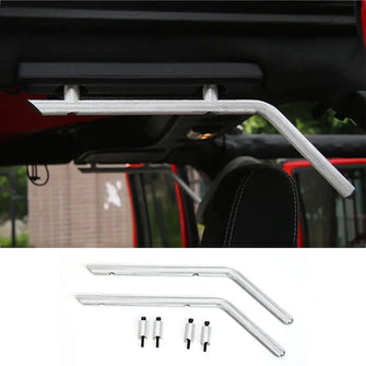 For 2007-2018 Jeep Wrangler JKU 4Doors Car Roof Rear Grab Handles Bar Aluminum Alloy Red RT-TCZ