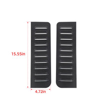 For 2007-2018 Jeep Wrangler JKU Rear Car Door Small Window Glass Cover 4 Door RT-TCZ