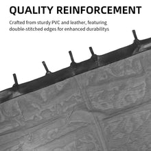 For 2007-2018 Jeep Wrangler JKU, 4 Doors Leather Soft Top Sunshade Mesh Full Length Mesh Sun Shade UV Blocker Mesh Screen Sunshade RT-TCZ