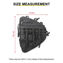 For 2007-2023 Jeep Wrangler JKU JLU Interior Car Rear Trunk Multi-Pockets Roll Cage Bar Storage Bag (2 pcs) RT-TCZ