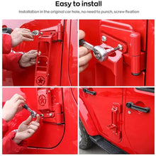 For 2007+ Jeep Wrangler JK JKU JL JLU JT Door Hinge Step Foot Peg Folding Foot Pedal RT-TCZ