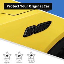For 2007+ Jeep Wrangler JK JKU JL JLU JT & Renegade Front Hood Air Vent Outlet Fender Trim Cover RT-TCZ