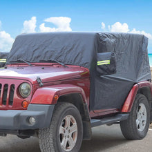 For 2007+ Jeep Wrangler JK JL 2Door Car Cover Waterproof Black Dust UV Protection RT-TCZ