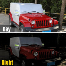 For 2007+ Jeep Wrangler JK JL 4 Door All-Weather Car Cover – Waterproof, Windproof, UV-Resistant, Scratch & Dust Protection RT-TCZ