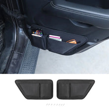 For 2007+ Jeep Wrangler JK JL JT Front Door Net Replacement Storage Bag Door Map Pockets Organizer RT-TCZ