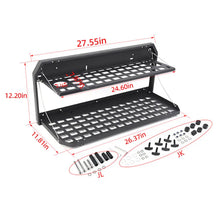 For 2007+ Jeep Wrangler JK JL Trunk Foldable Rear Door Tailgate Table Storage Cargo Shelf RT-TCZ