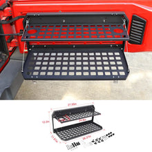 For 2007+ Jeep Wrangler JK JL Trunk Foldable Rear Door Tailgate Table Storage Cargo Shelf RT-TCZ