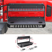 For 2007+ Jeep Wrangler JK JL Trunk Foldable Rear Door Tailgate Table Storage Cargo Shelf RT-TCZ