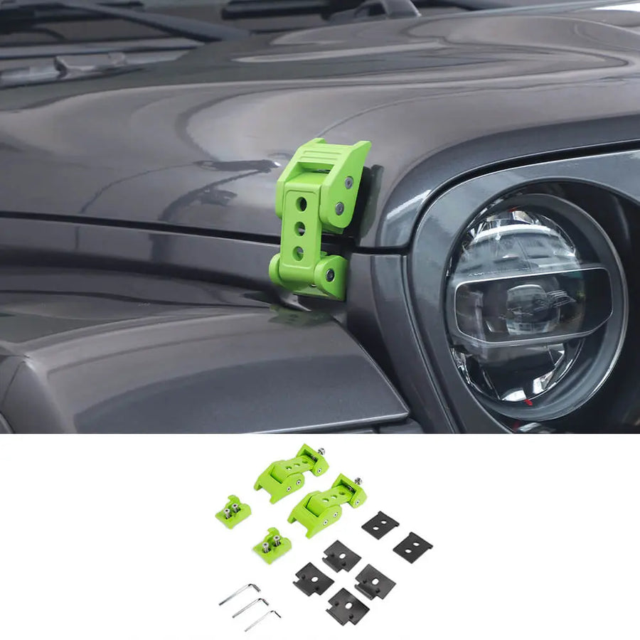 RT-TCZ Car Side Hood Catch Latches Buckle For Jeep Wrangler JK JL