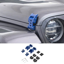 For 2007+ Jeep Wrangler JK JL & Gladiator JT Car Side Hood Catch Latches Buckle RT-TCZ