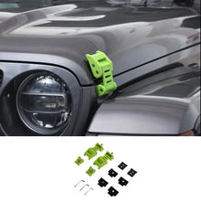 For 2007+ Jeep Wrangler JK JL & Gladiator JT Stainless Steel Hood Latches Hood Lock Catch Kit RT-TCZ