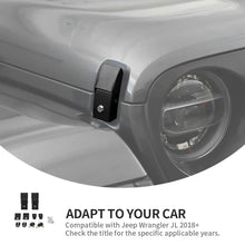 For 2007+ Jeep Wrangler JL/JK/JT Anti-Theft Hood Locking Buckle Catch Latch With keys US Flag RT-TCZ