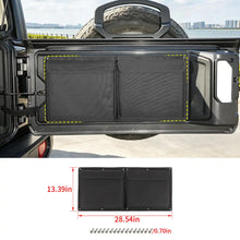 For 2007+ Jeep Wrangler TJ JK JKU JL JLU Black Car Trunk Saddlebag Tool Organizer Tail Door Storage Bag RT-TCZ