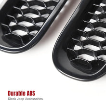 For 2007–2018 Jeep Wrangler JK Clip-in Honeycomb Mesh Grille Insert Trim Cover RT-TCZ
