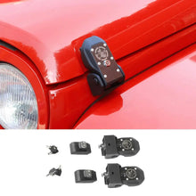 For 2007–2018 Jeep Wrangler JK JKU – Anti-Theft Hood Locking Buckle Catch Latch with Keys RT-TCZ