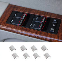 For 2008-2016 Jeep Compass/2011-2016 Patriot 8 x Window Lift Switch Button Trim Cover Sticker Chrome RT-TCZ