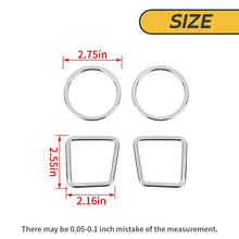 For 2010-2016 Jeep Compass/Patriot Dashboard A-Pillar Air Vent Cover Trim Car Interior Accessories RT-TCZ