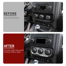 For 2010-2016 Jeep Compass/Patriot Interior Air Conditioning Switch Panel Trim Decoration Cover RT-TCZ