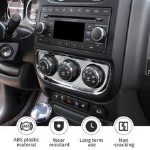 For 2010-2016 Jeep Compass/Patriot Interior Air Conditioning Switch Panel Trim Decoration Cover RT-TCZ