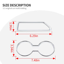 For 2010-2016 Jeep Compass/Patriot Interior Center Console Water Cup Holder Cover Trim RT-TCZ